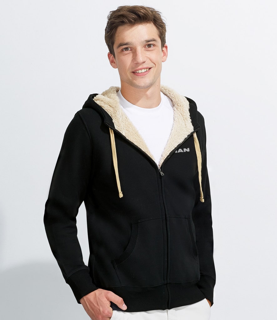 Unisex Pitstop Full Zip Hoodie Navy Model-min